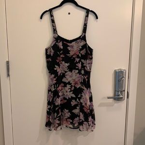 Lucca Couture size Large purple floral dress